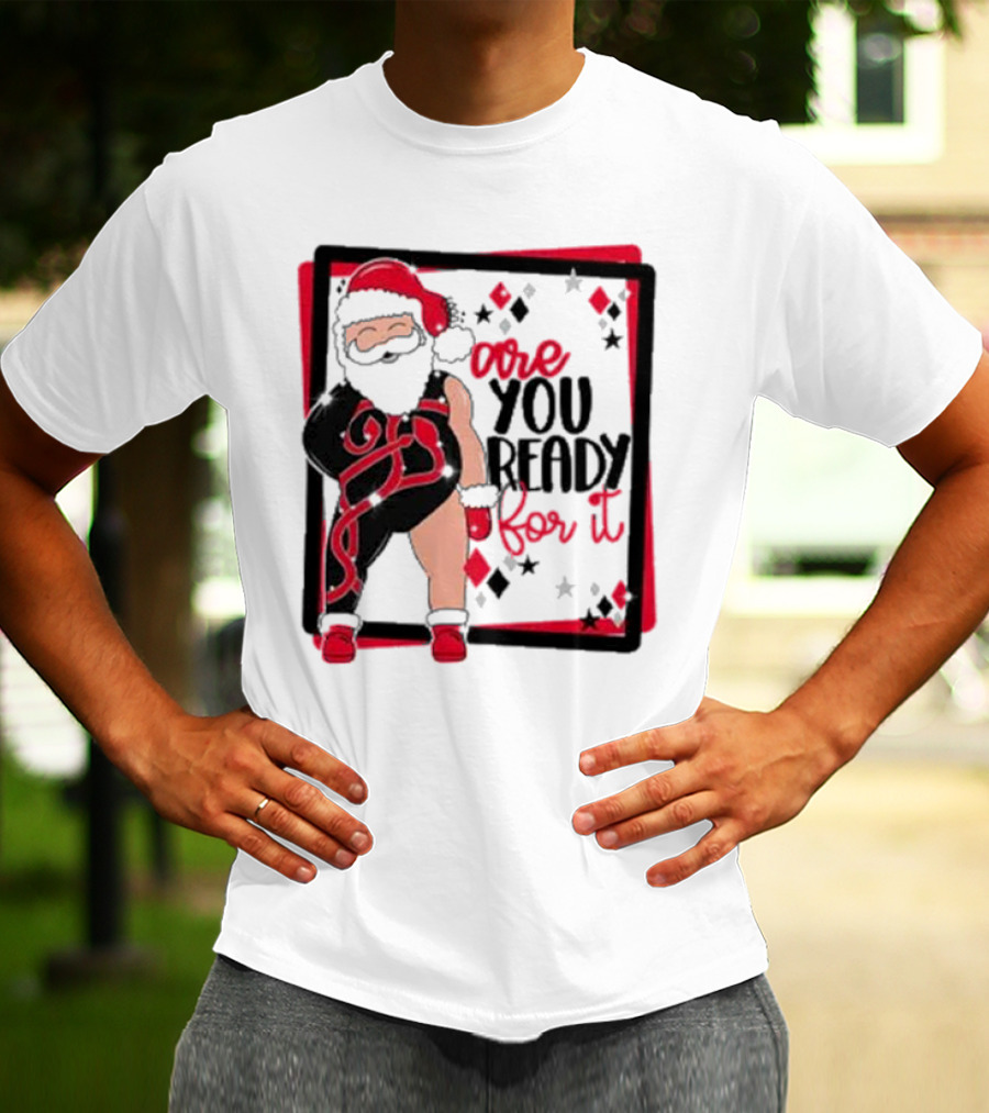 Reputation Taylor's Version Santa Are You Ready For It Santa Wrestler Patchwork Emo Goth T-Shirt