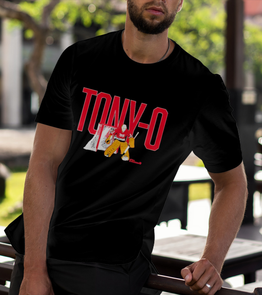 TONY-O Number 35 Hockey Goalie T-Shirt