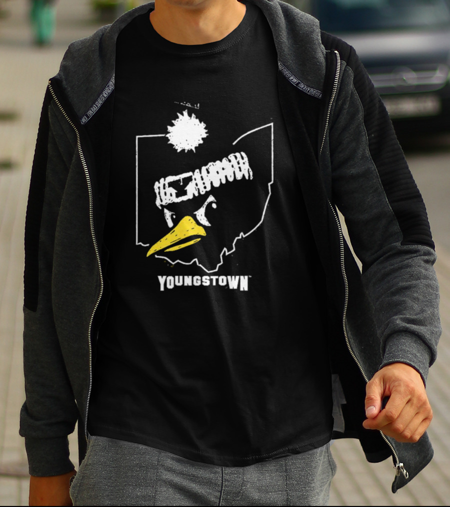 Youngstown Penguins Ohio State Outline Winter Hat T-Shirt