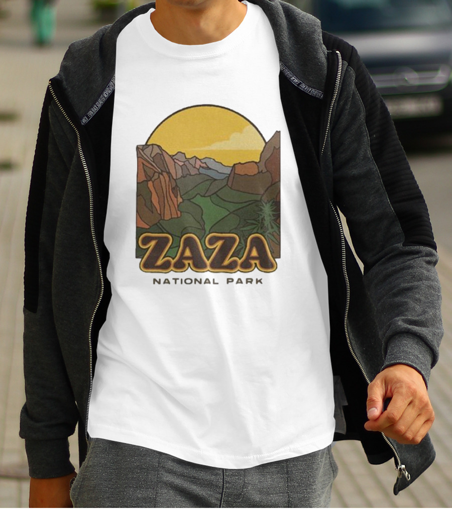 Fourtwenty Zaza National Park Scenic Wilderness Vista T-Shirt