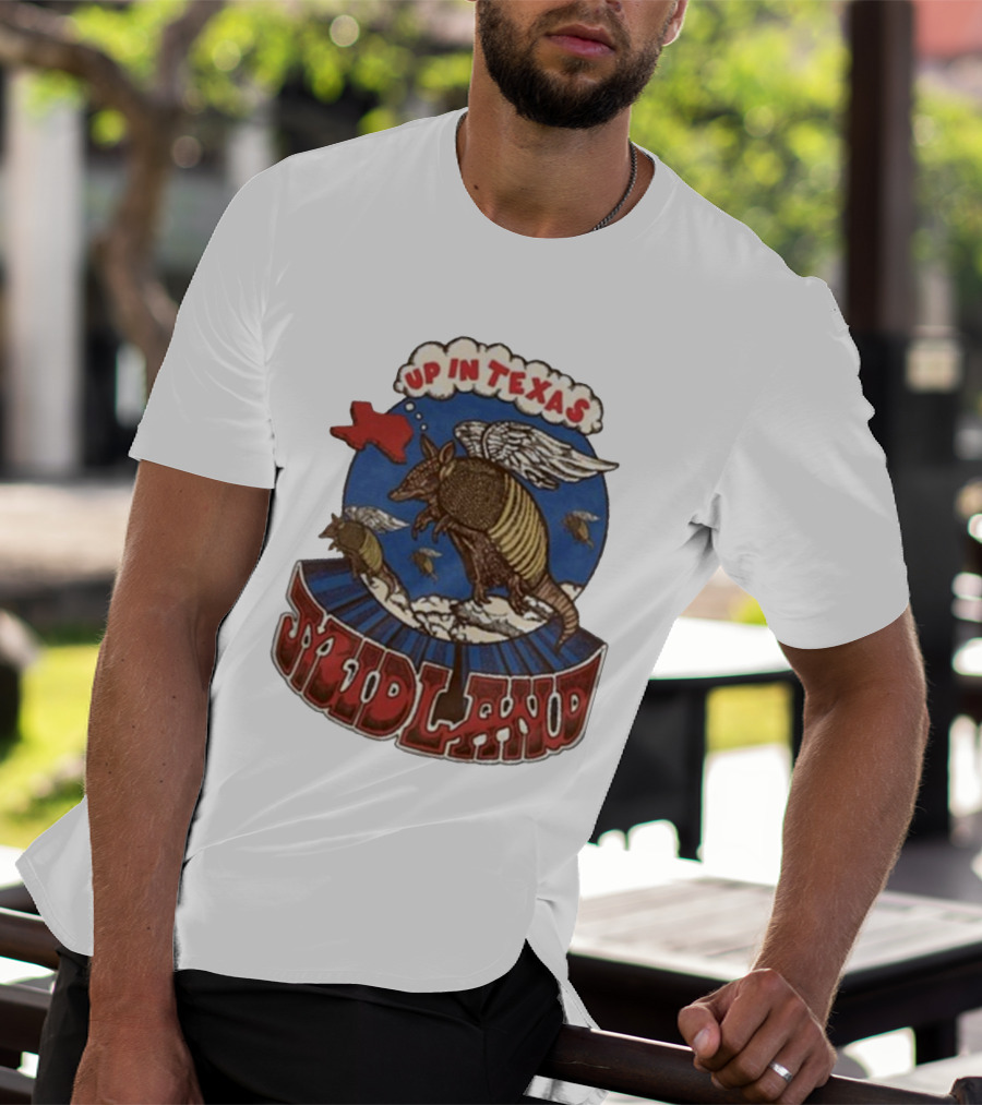 Midland Winged Armadillo Up In Texas T-Shirt