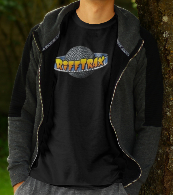 Riffplanet Rifftrax Microphone Planet Branding T-Shirt