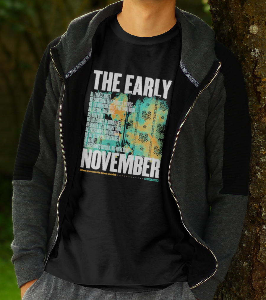 THE EARLY NOVEMBER The Room's Too Cold Tracklist 2003 T-Shirt