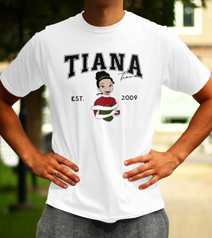 TIANA Fiana Est. 2009 Cartoon Character T-Shirt
