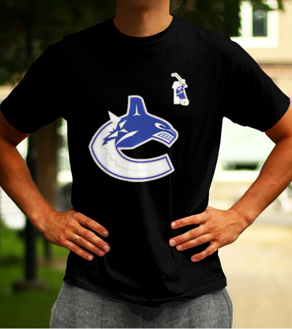 Luongo #1 Vancouver Canucks Orca Logo Ring Of Honour T-Shirt