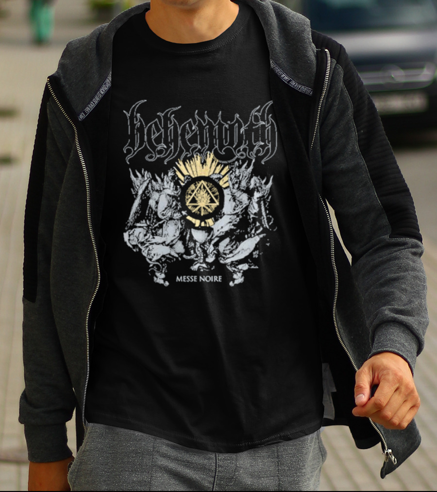 Behemoth Messe Noire Occult Symbolism Dark Ritual T-Shirt