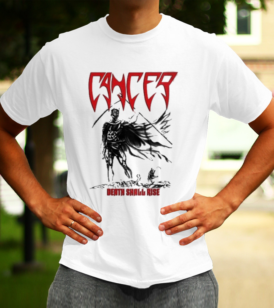 Cancer Death Shall Rise Dark Angel T-Shirt