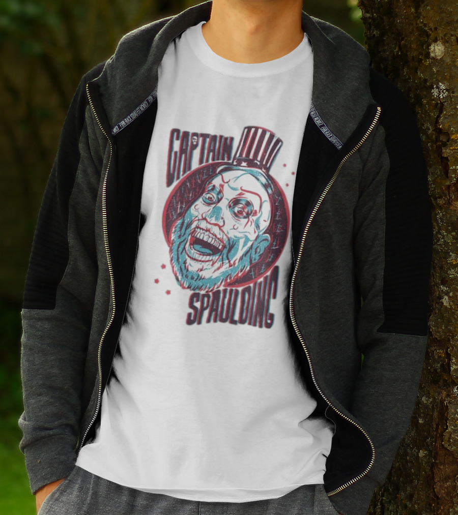 Captain Spaulding 3D Portrait House Of 1000 Corpses T-Shirt