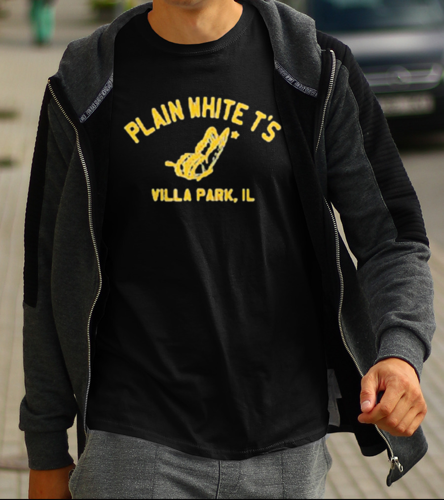 Plain White T’s Villa Park IL Yellow Butterfly T-Shirt