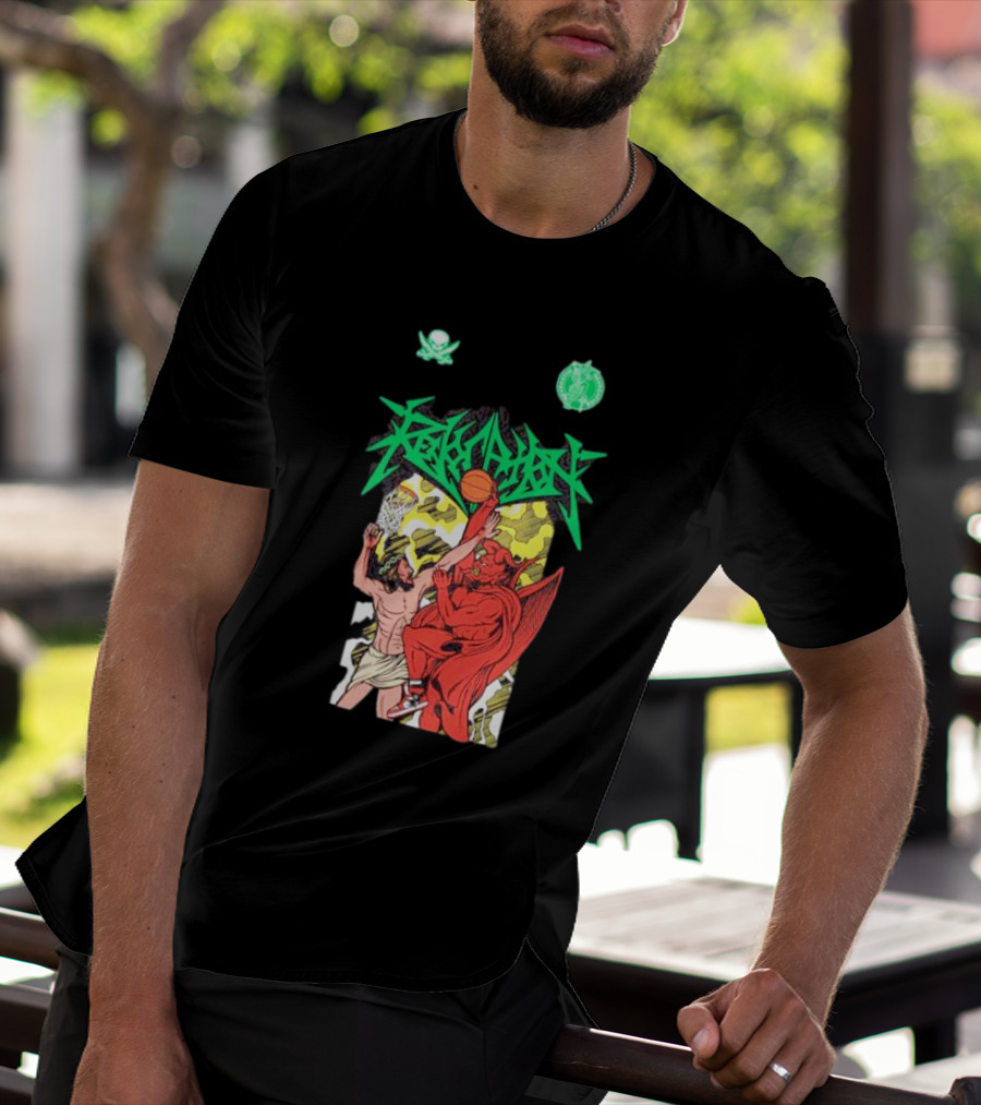 Revocation Godforsaken Demon Basketball Showdown T-Shirt