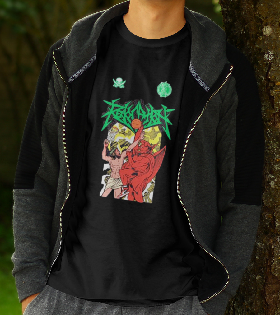 Revocation Godforsaken Demon Basketball Showdown T-Shirt