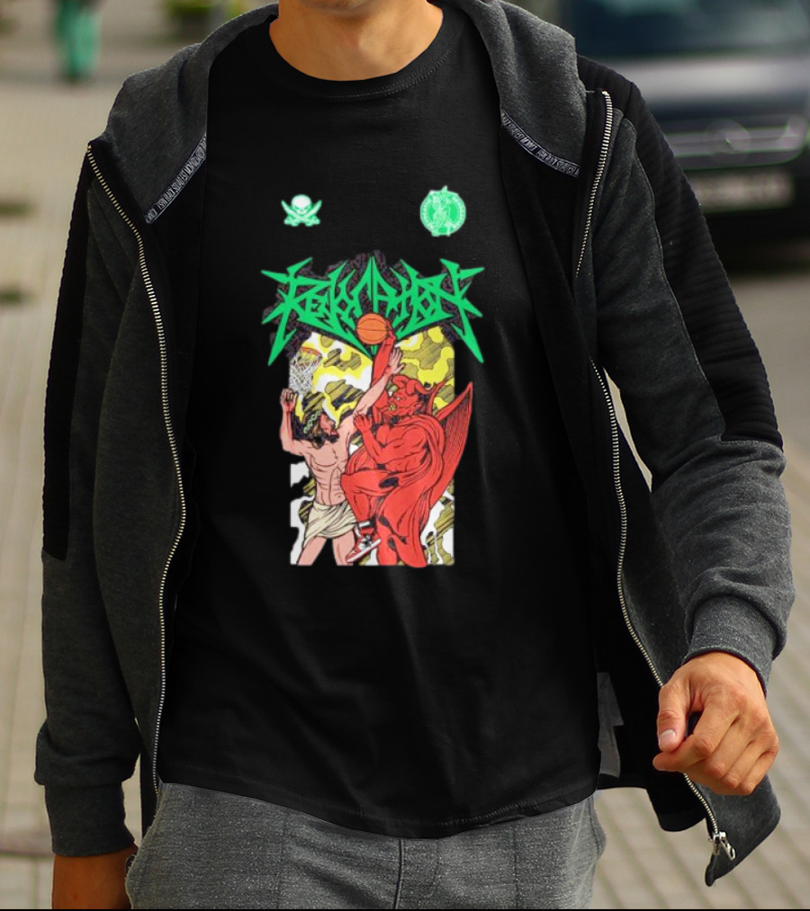 Revocation Godforsaken Demon Basketball Showdown T-Shirt