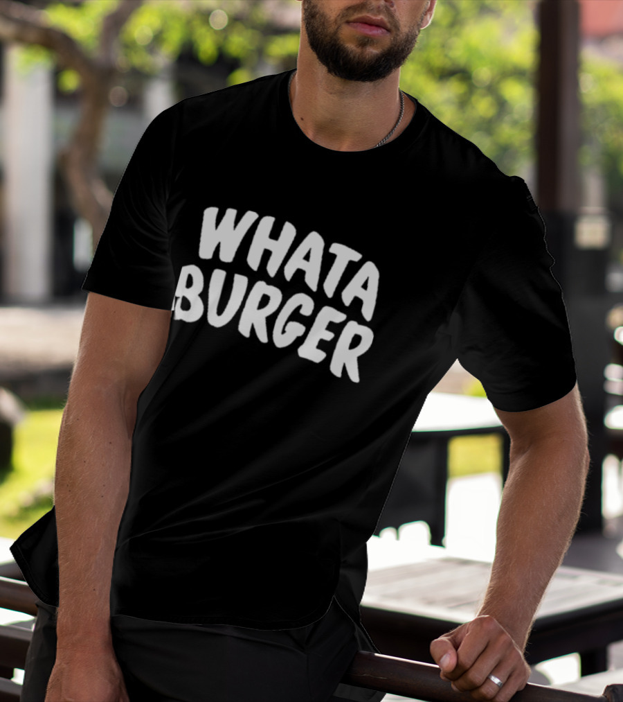 Whataburger Stack White Text T-Shirt