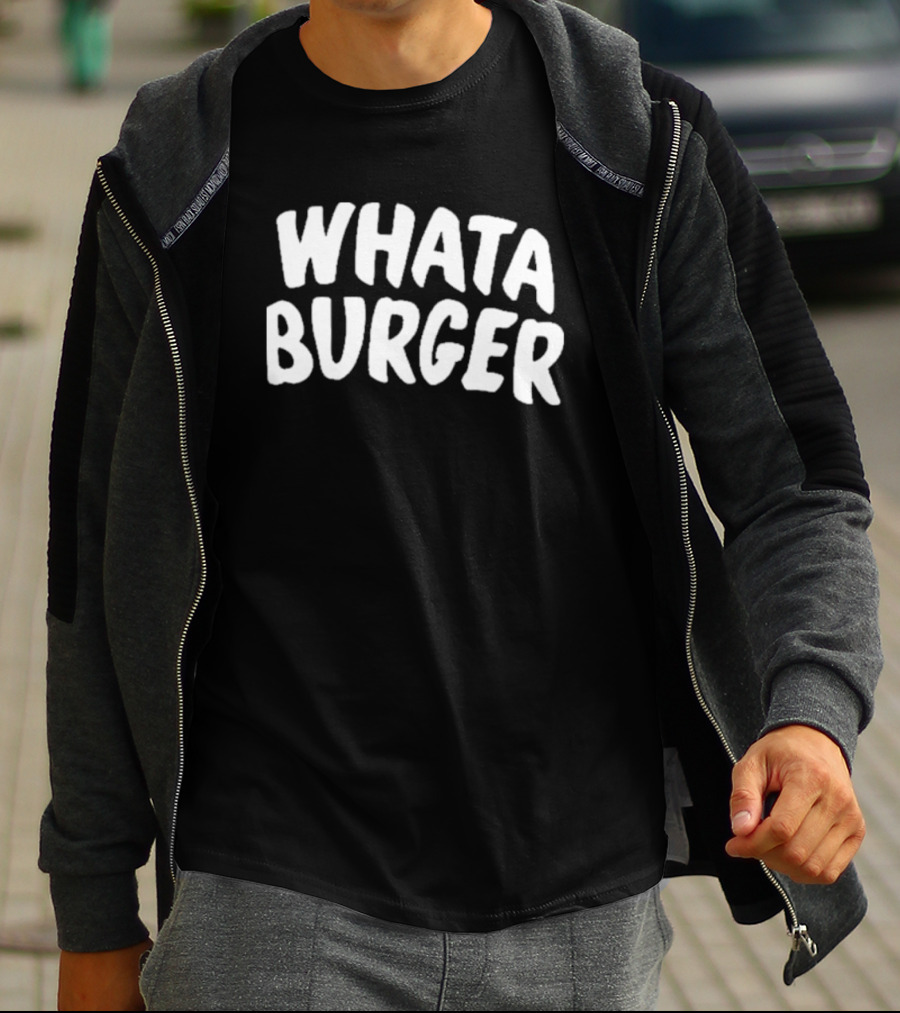 Whataburger Stack White Text T-Shirt