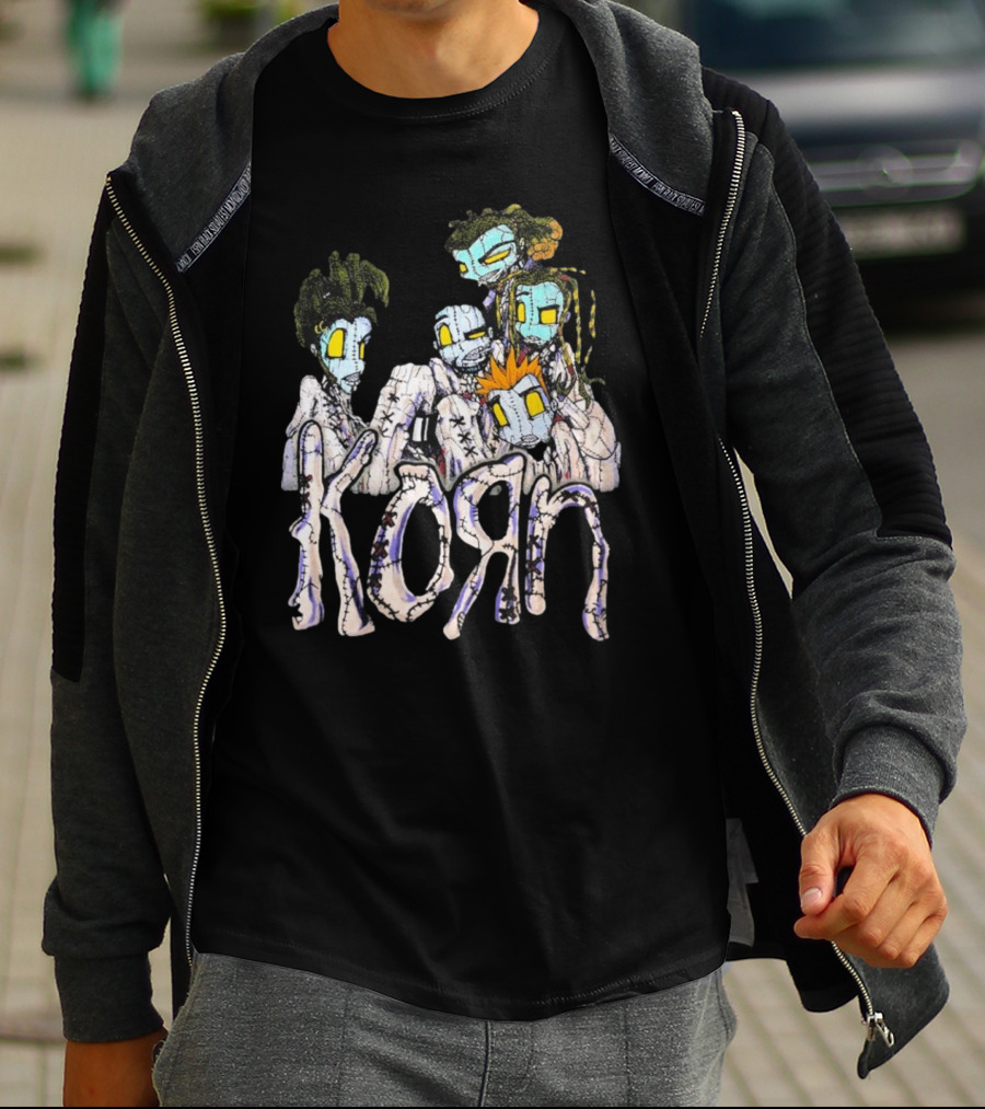 Rare Vintage 1999 Korn Issues Zombies Stitch T-Shirt