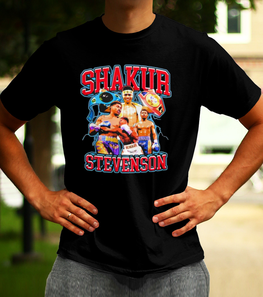 Shakur Stevenson Newark Champ Boxing Legends T-Shirt