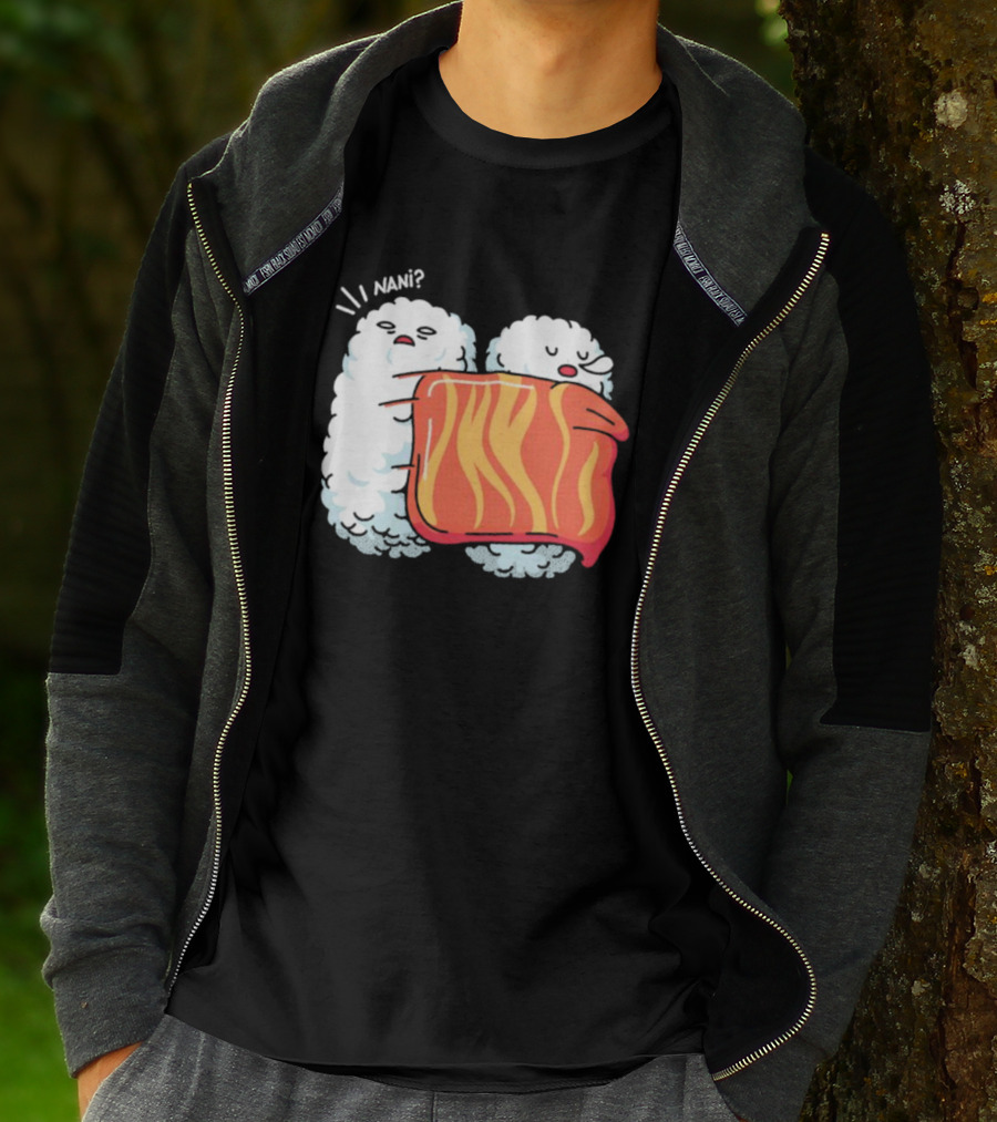 Nani Sleeping Sushi Rice Ball Blanket Surprise T-Shirt