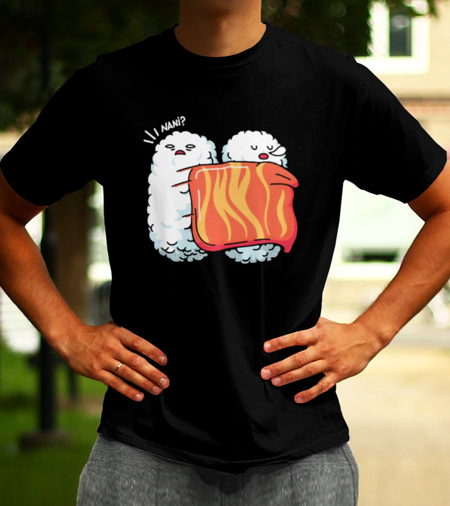 Nani Sleeping Sushi Rice Ball Blanket Surprise T-Shirt