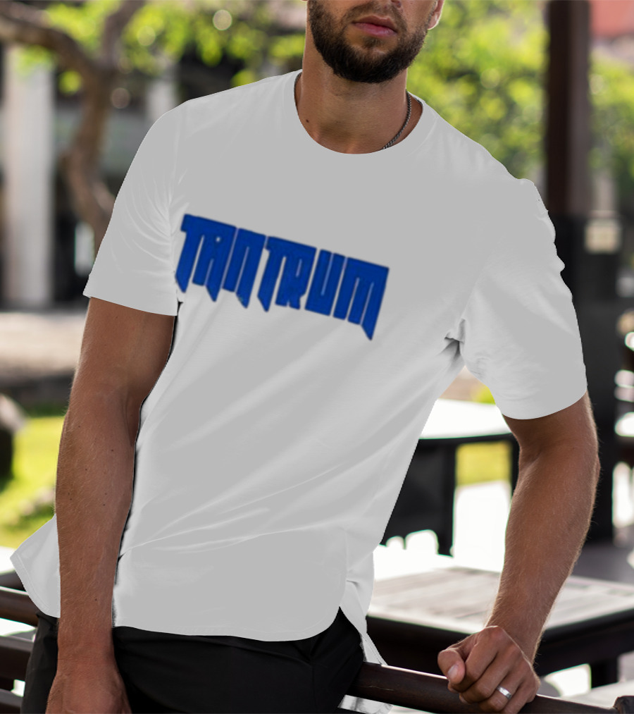 Waterparks Tantrum Blue Lettering T-Shirt