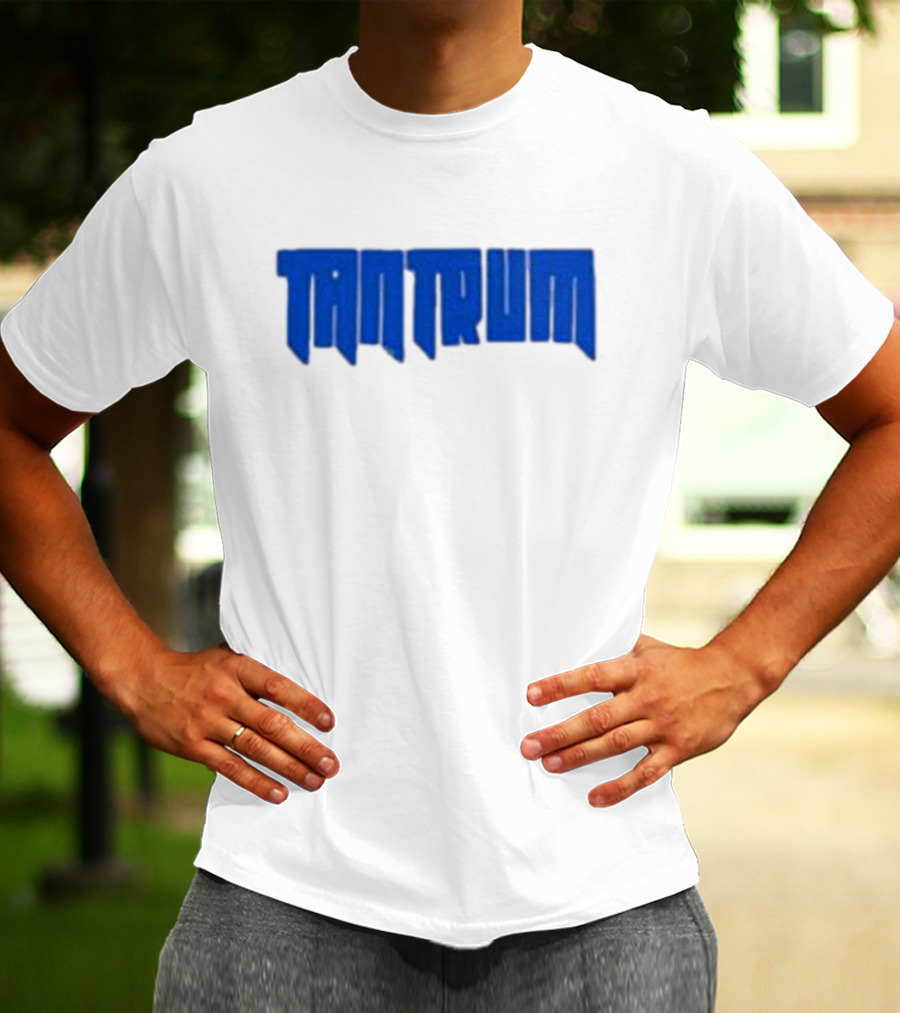 Waterparks Tantrum Blue Lettering T-Shirt