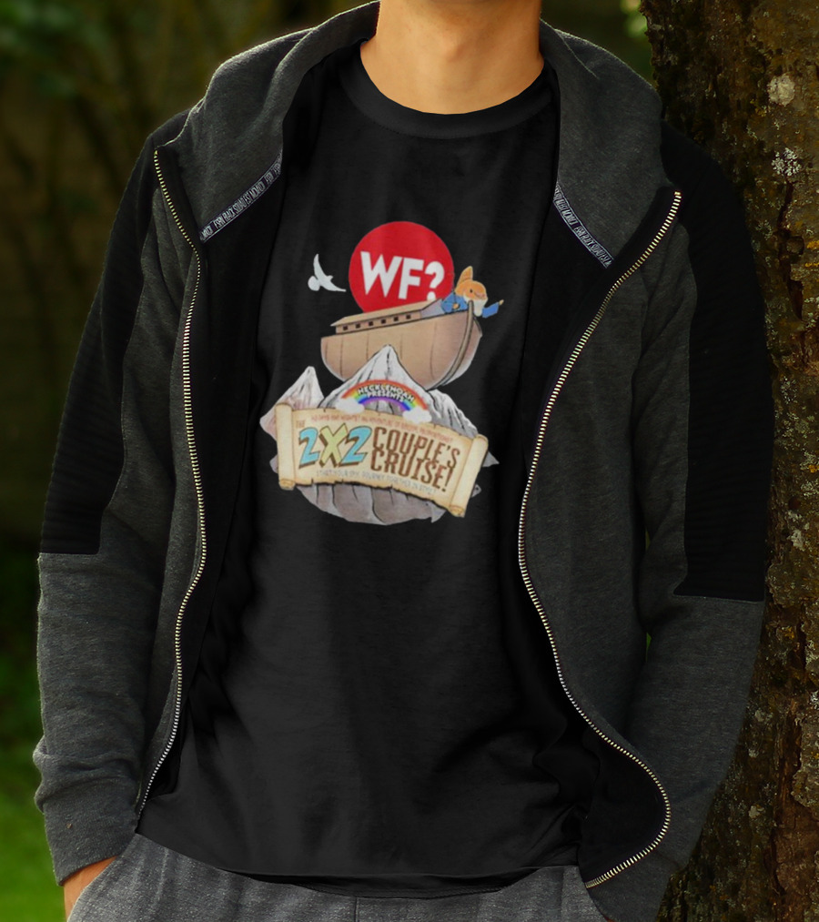 WF? Hecklenoah Presents 2x2 Couple's Cruise Journey Mount Ararat Experience T-Shirt