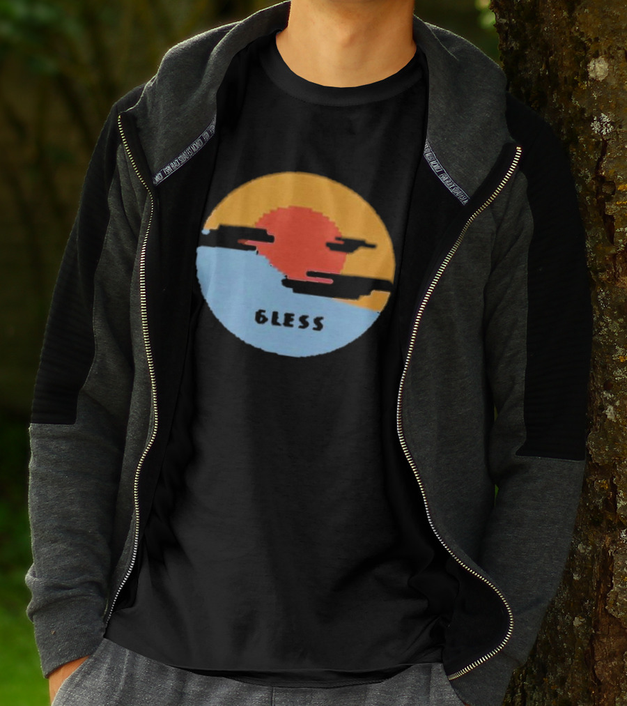 Pixel Sunset Six Less T-Shirt