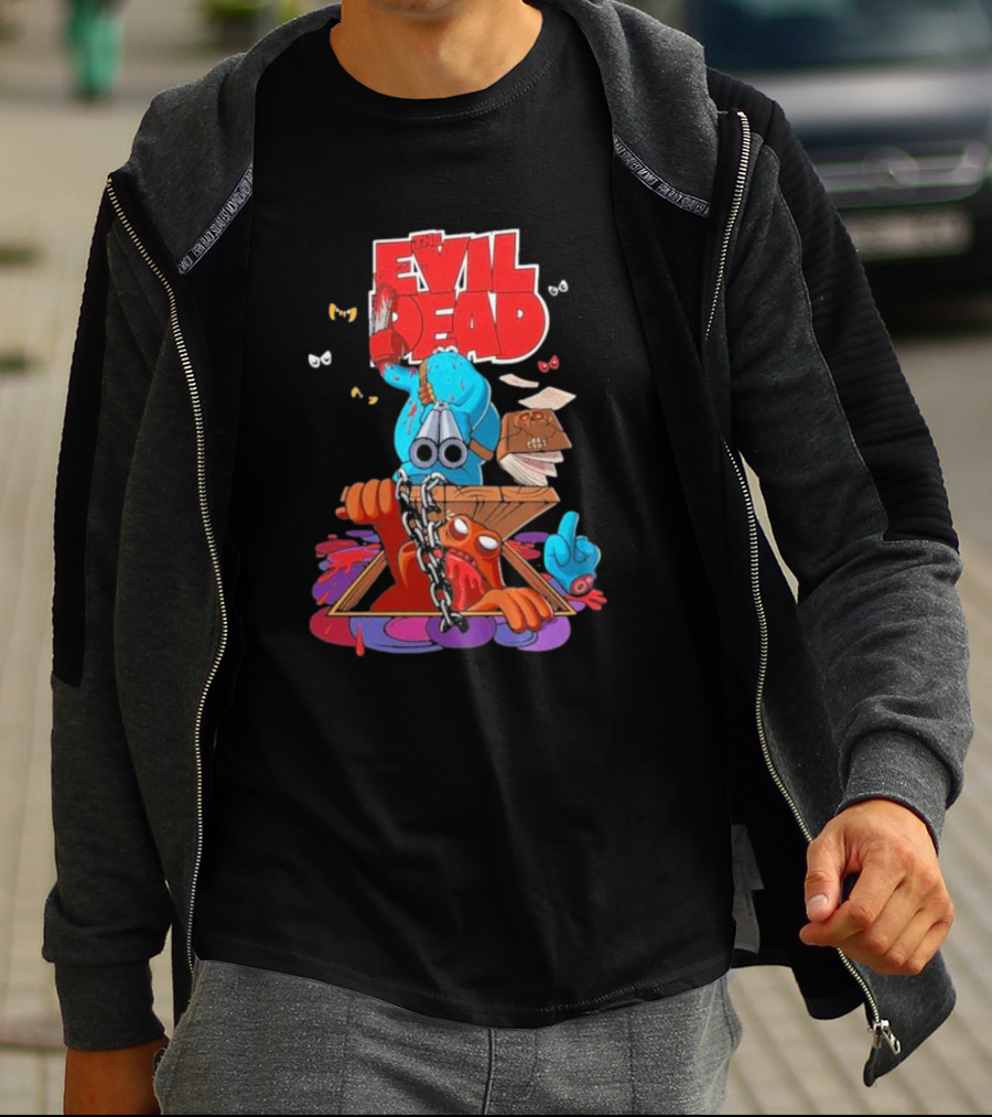 Evil Dead Deadites Trapdoor Comic T-Shirt