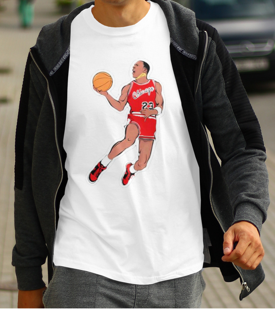 Slam Dunk From The Goat Chicago 23 Basketball Legend T-Shirt