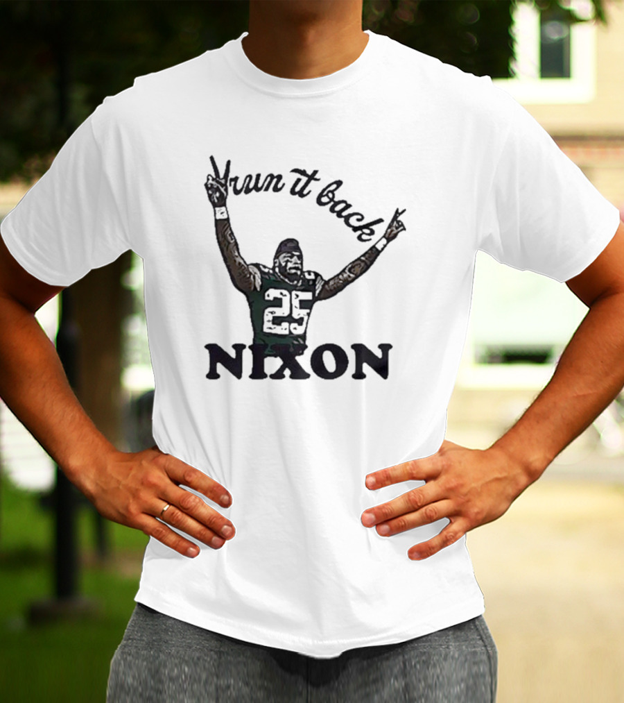 Campeche Collective Run It Back Nixon Victory Pose 25 T-Shirt