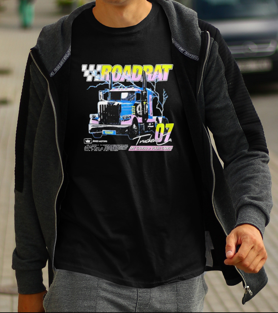 Roadrat Trucker 07 Ames Motors My Cargo Is Your Cargo T-Shirt