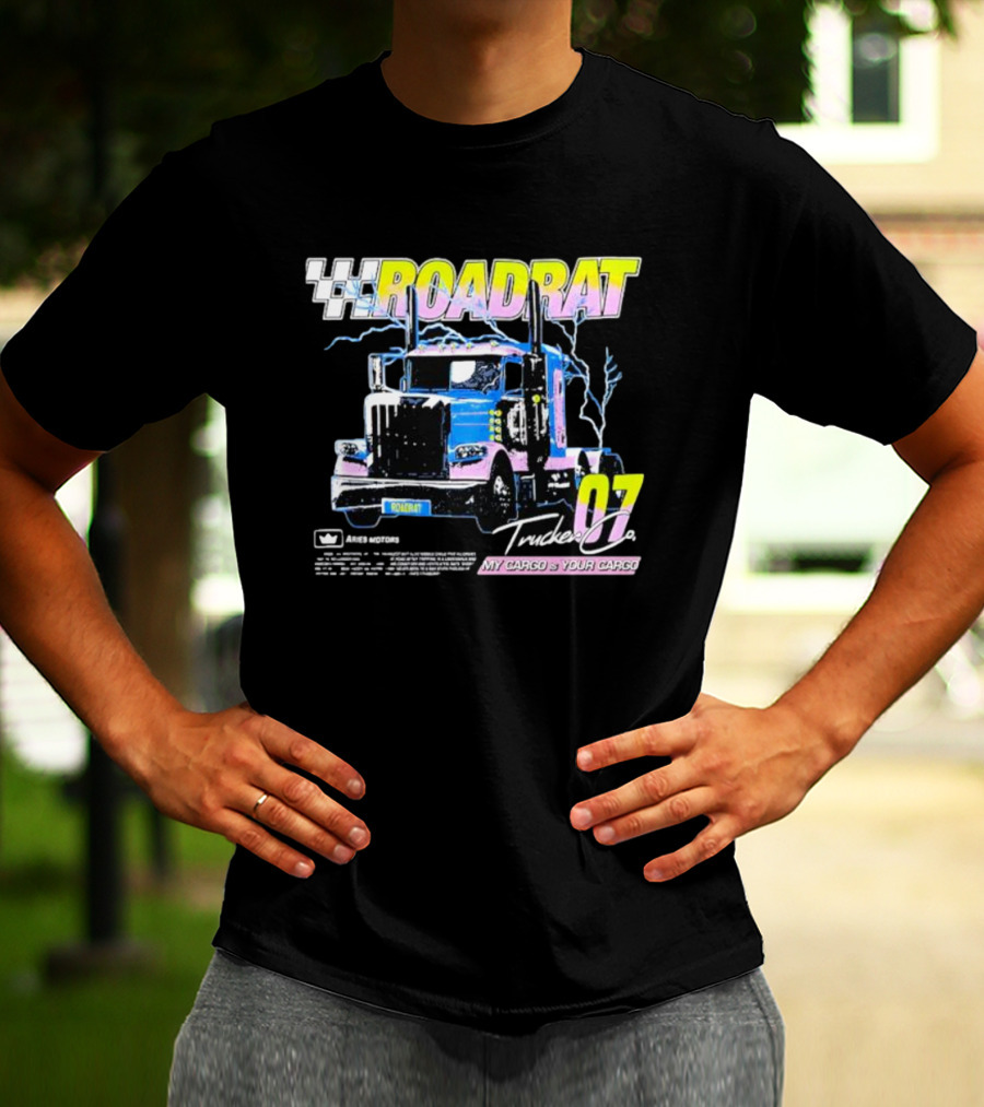 Roadrat Trucker 07 Ames Motors My Cargo Is Your Cargo T-Shirt