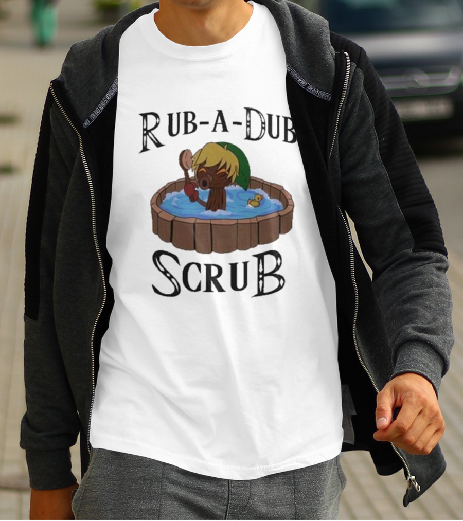 Rub-A-Dub Scrub Deku Tree Bath With Rubber Duck T-Shirt