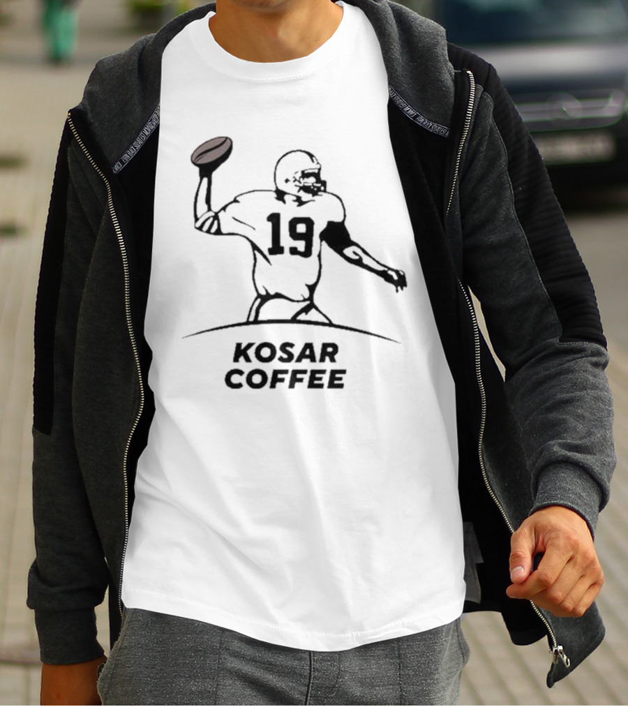 Bernie Kosar 19 Kosar Coffee Football Player T-Shirt