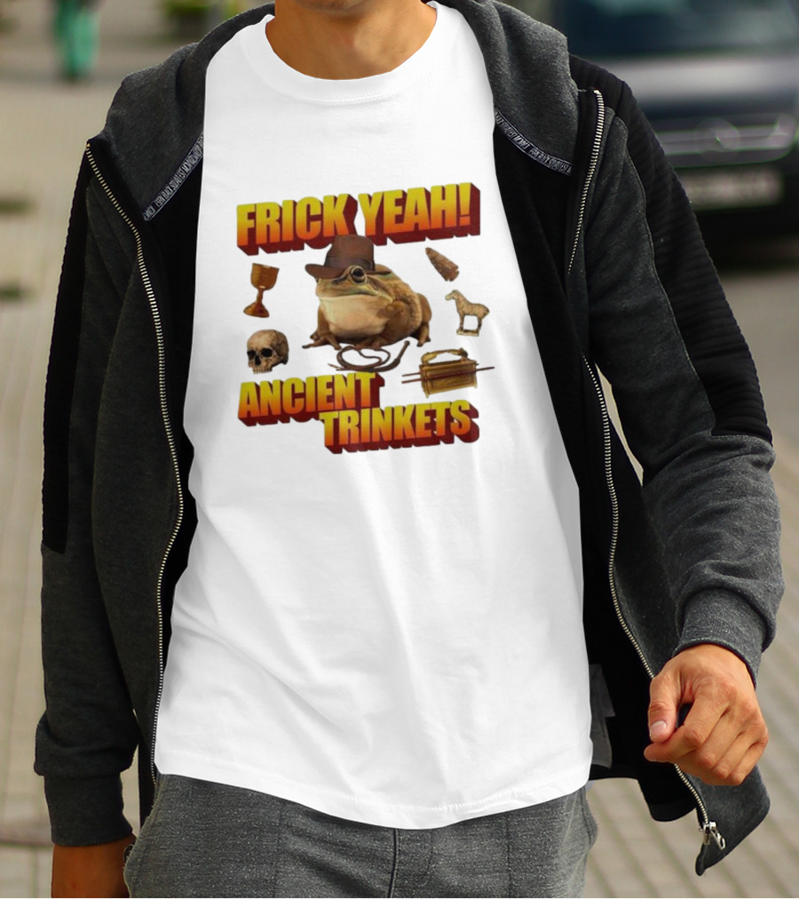 Frick Yeah Cowboy Frog Ancient Trinkets T-Shirt