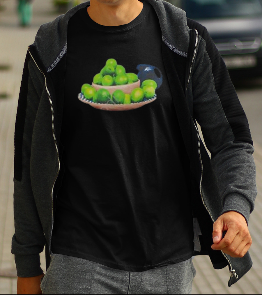 Fsgprints I Love Limes Bowl Of Fresh Green Limes T-Shirt