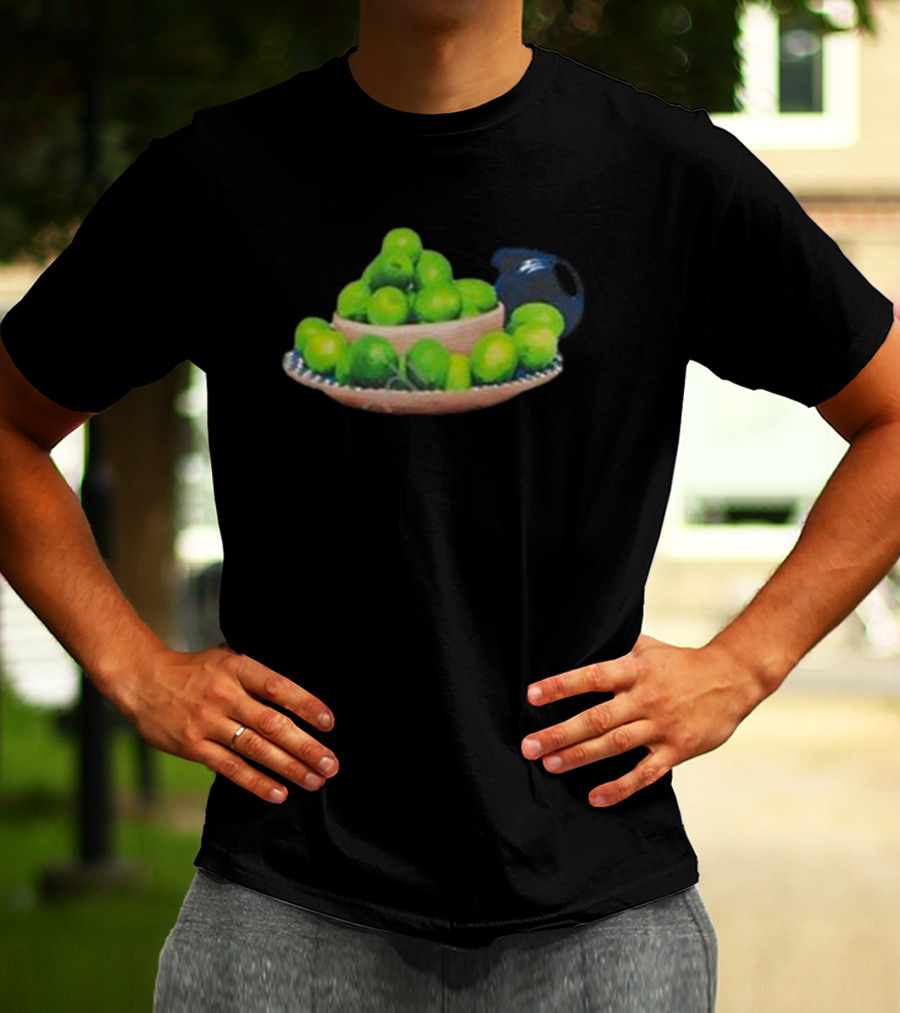 Fsgprints I Love Limes Bowl Of Fresh Green Limes T-Shirt