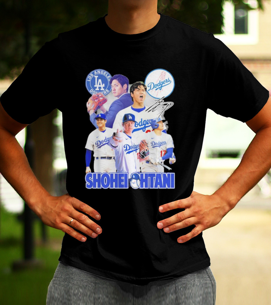 Los Angeles Dodgers Shohei Ohtani Dodger Stadium Arrival T-Shirt