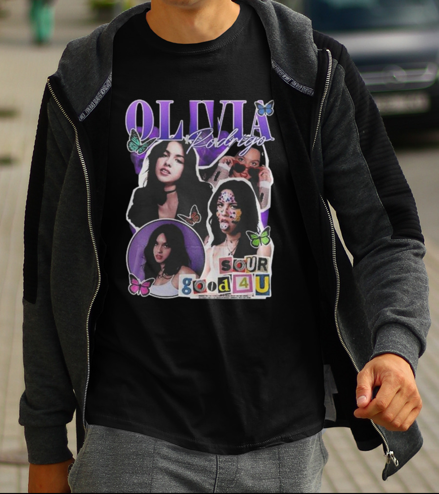 Olivia Rodrigo Sour Good 4 U Butterfly T-Shirt