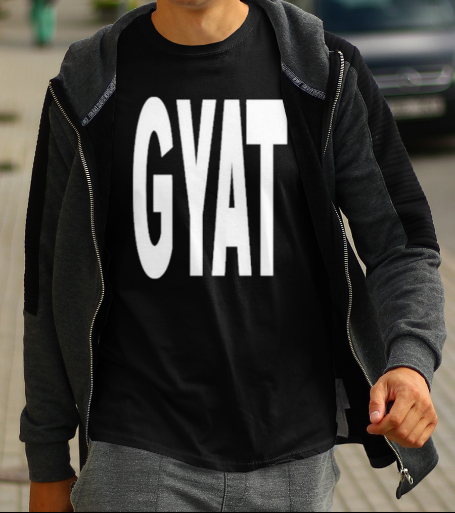 Revive Gyat Bold Statement Text White T-Shirt