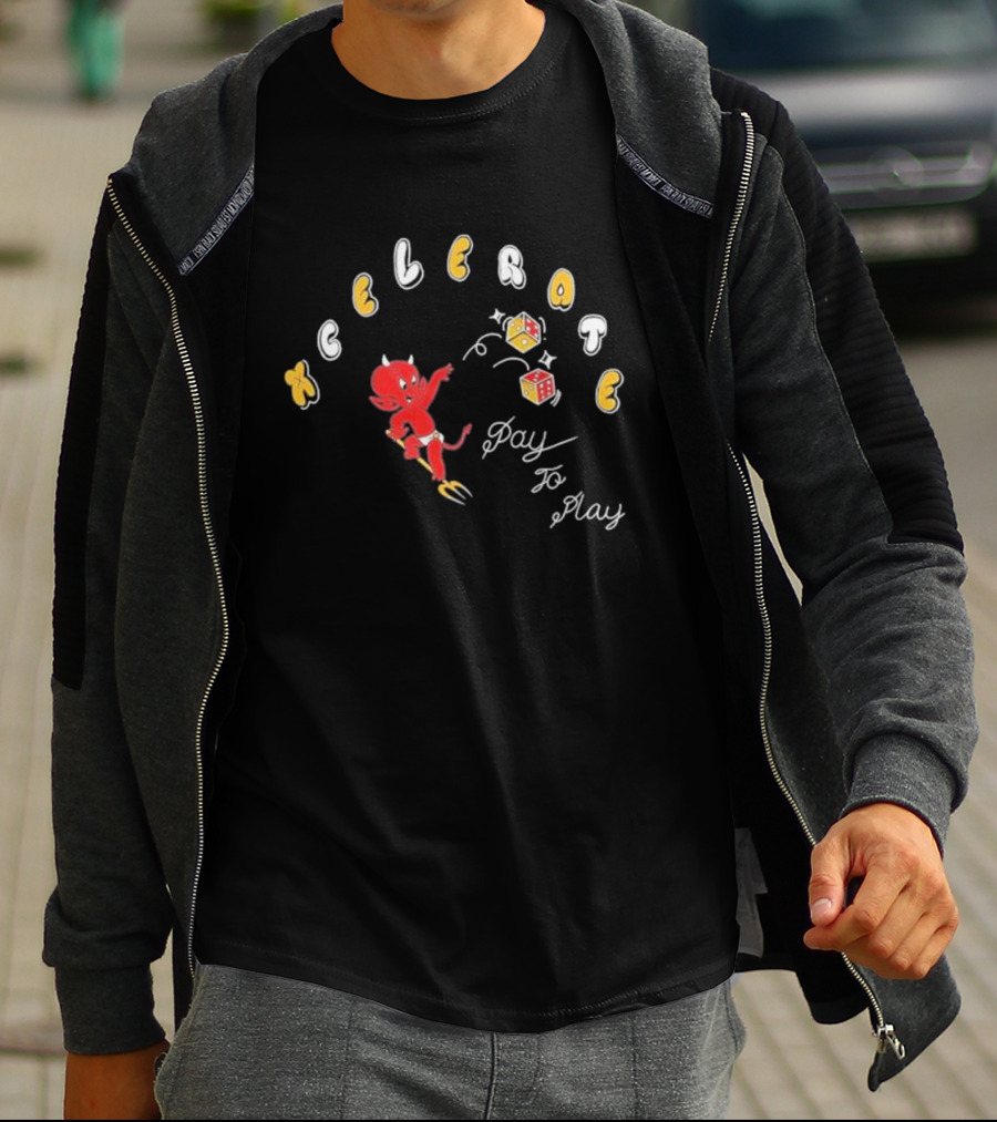 Xcelerate Pay To Play Devil Dice T-Shirt