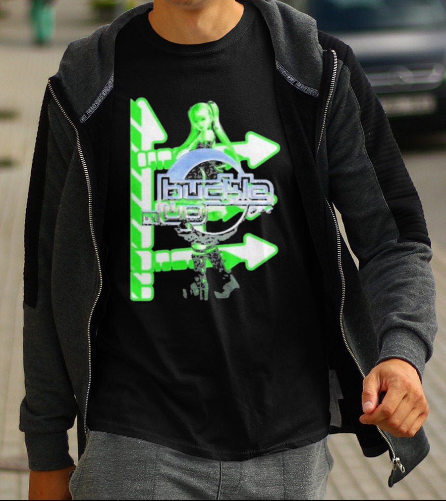 Buckle On Up Quality Spx6900 Green Arrows T-Shirt