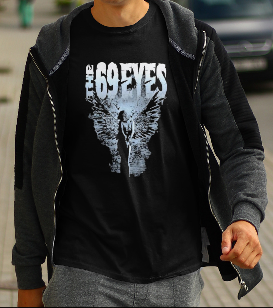 The 69 Eyes Wings Vintage Gothic Angelic T-Shirt