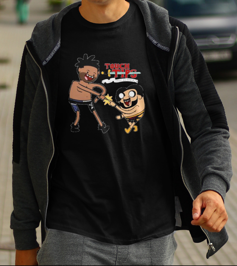Touching Tips M Men On Mushrooms T-Shirt