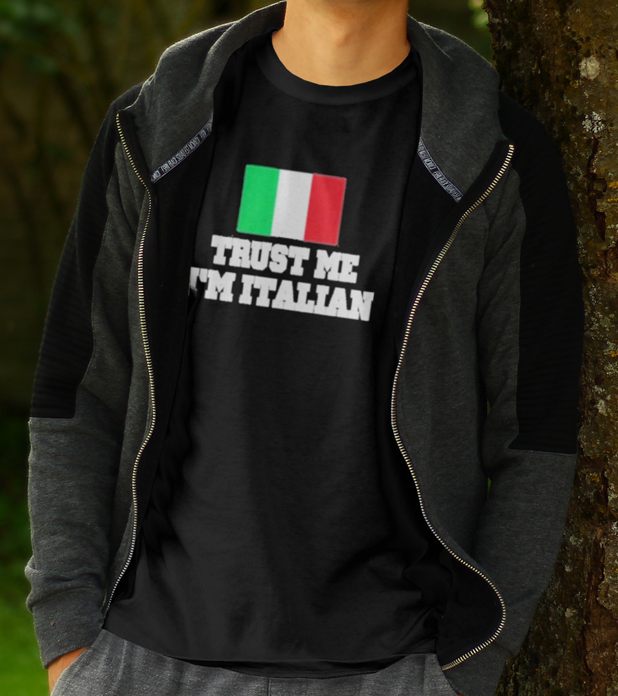 Trust Me I’m Italian Flag T-Shirt