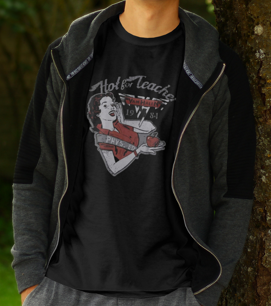Hot For Teacher Van Halen 1984 Phys Ed T-Shirt