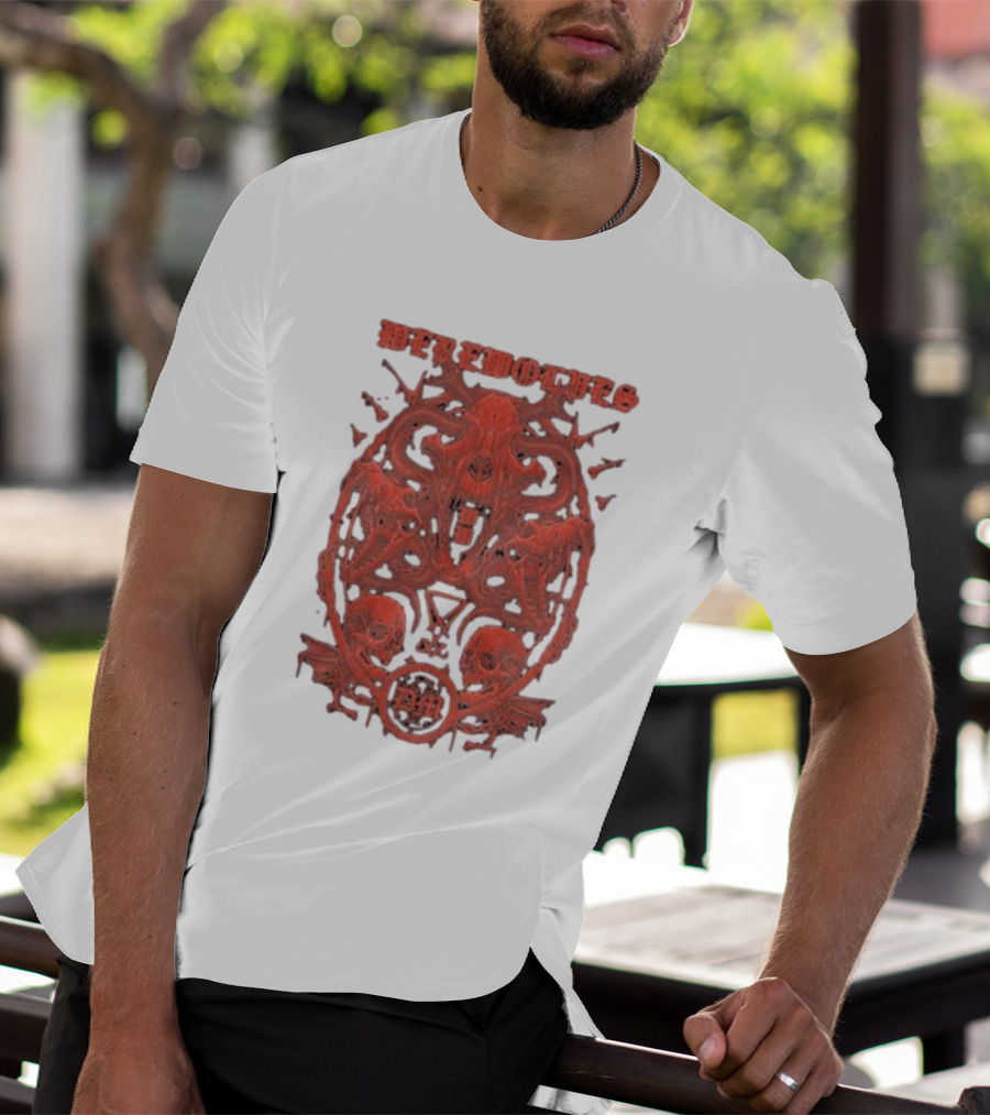 Werewolves Their Own Blood Gothic Skull And Bat T-Shirt