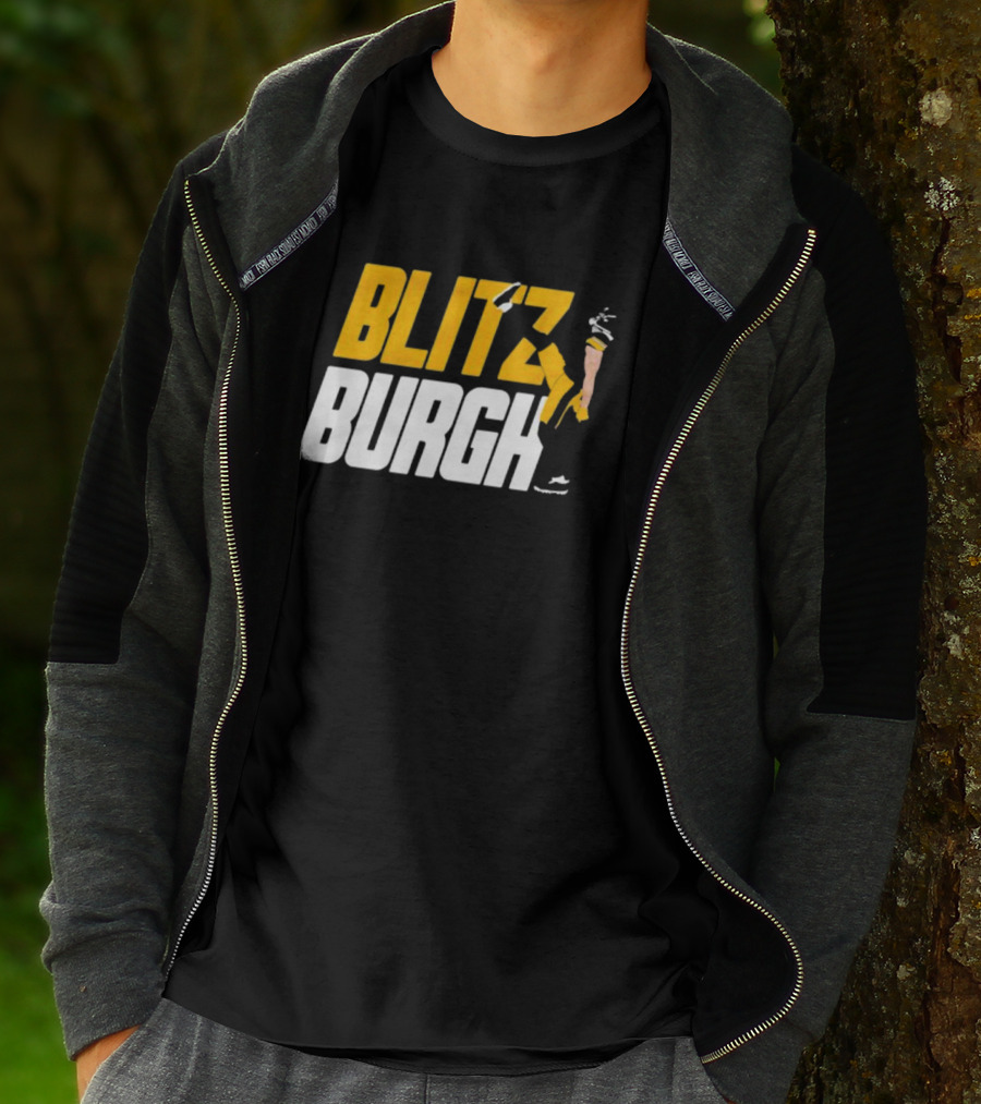 Pittsburgh Steelers Blitzburgh Kicking Action T-Shirt