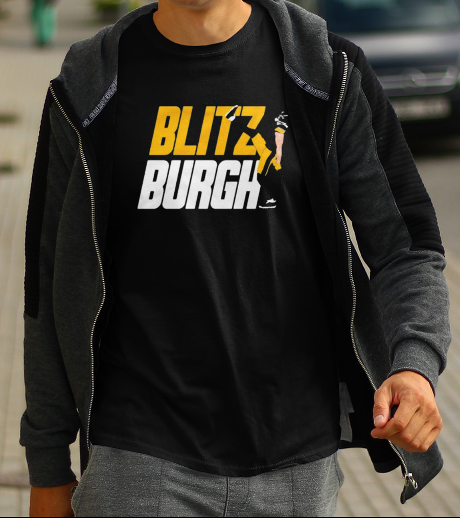 Pittsburgh Steelers Blitzburgh Kicking Action T-Shirt