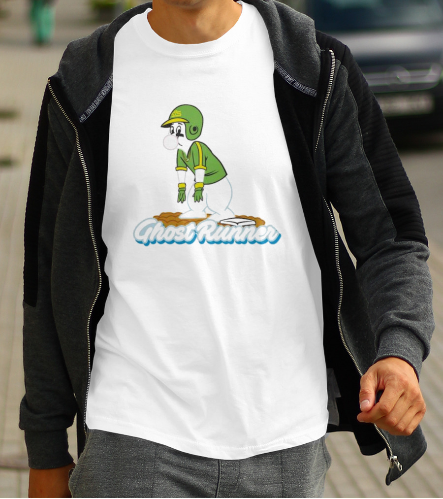 S7s Ghost Runner Baseball Player Bubblegum T-Shirt