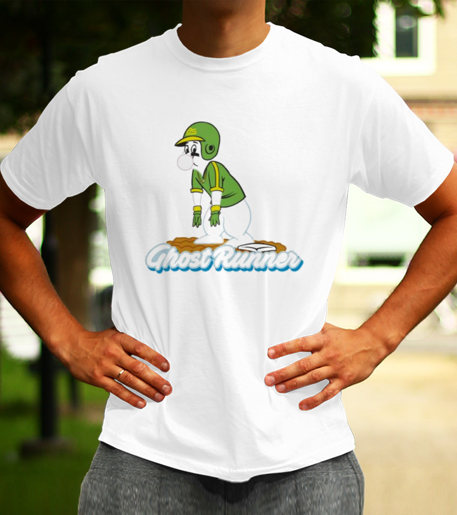 S7s Ghost Runner Baseball Player Bubblegum T-Shirt